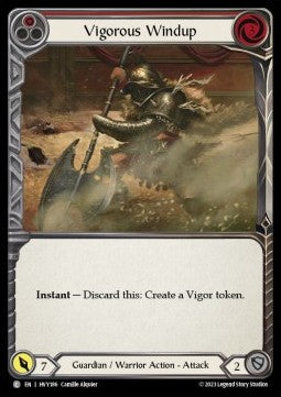 Vigorous Windup (Red) (Rainbow Foil) - Heavy Hitters (Common) [HVY-186]