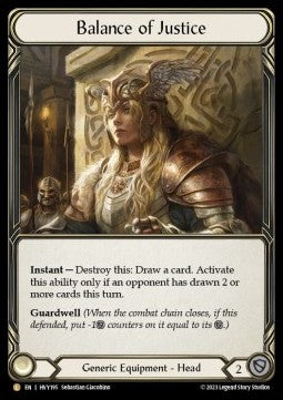 Balance of Justice (Cold Foil) - Heavy Hitters (Legendary) [HVY-195]