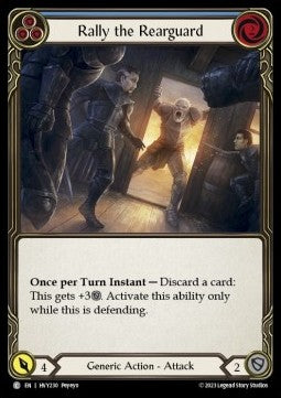 Rally the Rearguard (Blue) (Regular) - Heavy Hitters (Common) [HVY-230]