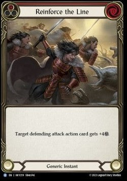 Reinforce the Line (Red) (Regular) - Heavy Hitters (Rare) [HVY-219]