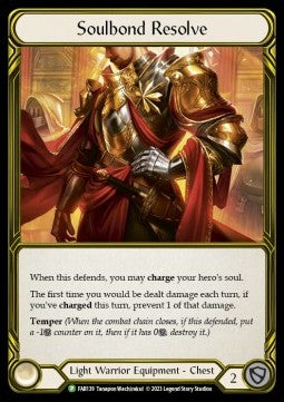 Soulbond Resolve (Cold Foil Golden) - FAB Promos (Promo) [FAB-139]