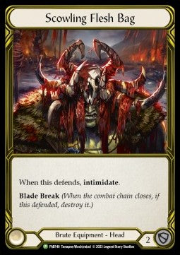 Scowling Flesh Bag (Cold Foil Golden) - FAB Promos (Promo) [FAB-140]