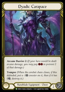 Dyadic Carapace (Cold Foil Golden) - FAB Promos (Promo) [FAB-142]