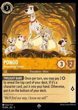 Pongo - Determined Father - Into the Inklands (Super Rare) [3INK-19]