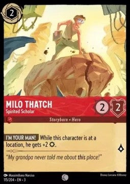 Milo Thatch - Spirited Scholar - Into the Inklands (Common) [3INK-115]
