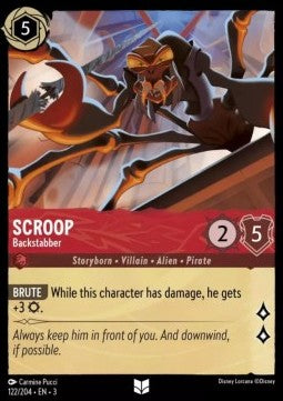 Scroop - Backstabber - Into the Inklands (Uncommon) [3INK-122]