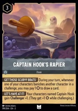 Captain Hook's Rapier - Into the Inklands (Uncommon) [3INK-199]
