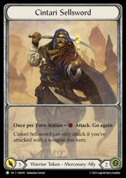 Cintari Sellsword (Extended Art Cold Foil) - FAB Promos (Promo) [FAB-191]
