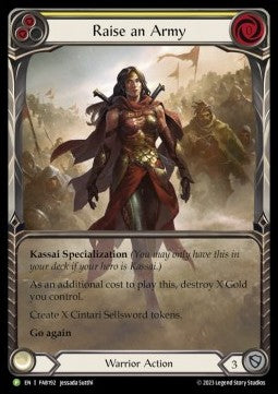 Raise an Army (Extended Art Rainbow Foil) - FAB Promos (Promo) [FAB-192]