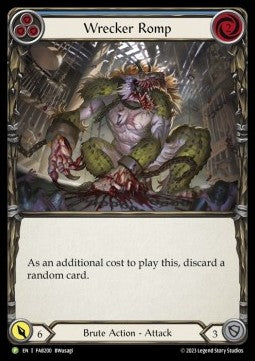 Wrecker Romp (Blue) (Alternate Art Rainbow Foil) - FAB Promos (Promo) [FAB-200]