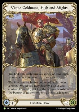 Victor Goldmane, High and Mighty (Rainbow Foil) - Hero Promos (Promo) [HER-106]