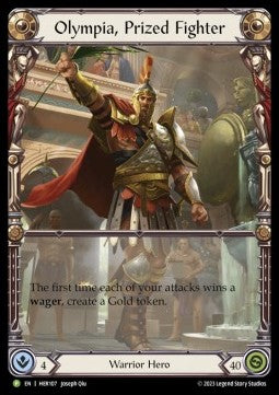 Olympia, Prized Fighter (Rainbow Foil) - Hero Promos (Promo) [HER-107]