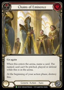 Chains of Eminence (Cold Foil) - Judge Promos (Promo) [JDG-022]