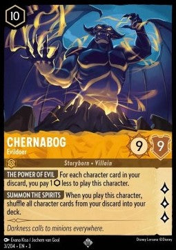 Chernabog - Evildoer (V.1) - Into the Inklands (Super Rare) [3INK-3]