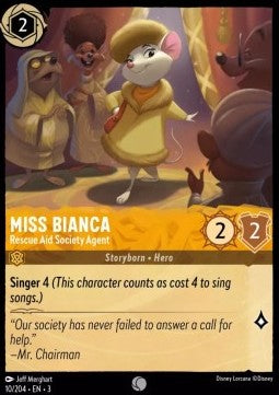 Miss Bianca - International Rescue Aid Society Agent - Into the Inklands (Common) [3INK-10]
