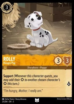 Rolly - Hungry Pup - Into the Inklands (Uncommon) [3INK-21]