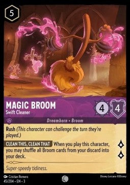 Magic Broom - Swift Cleaner - Into the Inklands (Common) [3INK-45]