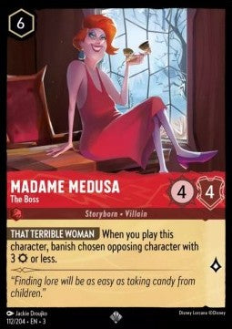 Madame Medusa - The Boss - Into the Inklands (Super Rare) [3INK-112]