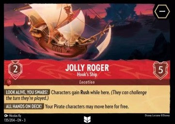 Jolly Roger - Hook's Ship - Into the Inklands (Uncommon) [3INK-135]