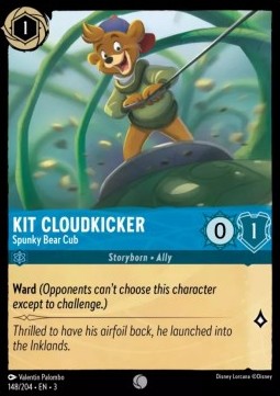 Kit Cloudkicker - Spunky Bear Cub - Into the Inklands (Common) [3INK-148]