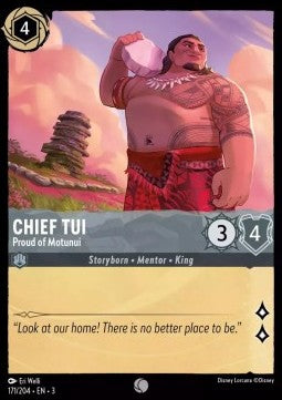 Chief Tui - Proud of Motunui - Into the Inklands (Common) [3INK-171]