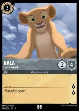 Nala - Fierce Friend - Into the Inklands (Uncommon) [3INK-186]