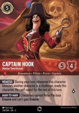 Captain Hook - Master Swordsman (V.2) - Into the Inklands (Enchanted) [3INK-214]