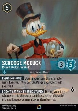 Scrooge McDuck - Richest Duck in the World (V.2) - Into the Inklands (Enchanted) [3INK-218]
