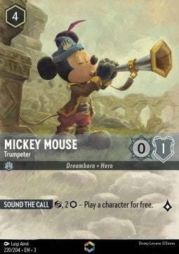 Mickey Mouse - Trumpeter (V.2) - Into the Inklands (Enchanted) [3INK-220]