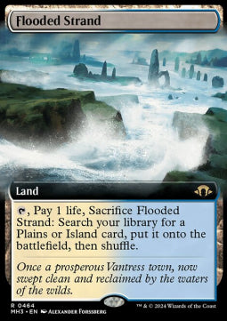 Flooded Strand (V.3) - Modern Horizons 3: Extras (Rare) [XMH3-464]