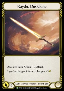 Raydn, Duskbane (Cold Foil Golden) - FAB Promos (Promo) [FAB-145]