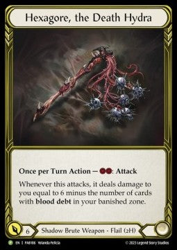 Hexagore, the Death Hydra (Cold Foil Golden) - FAB Promos (Promo) [FAB-186]