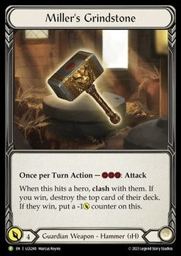 Miller's Grind Stone (Rainbow Foil) - LGS Promos (Promo) [LGS-240]