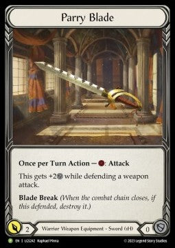 Parry Blade (Rainbow Foil) - LGS Promos (Promo) [LGS-242]