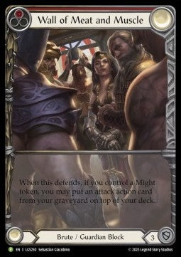 Wall of Meat and Muscle (Extended Art Rainbow Foil) - LGS Promos (Promo) [LGS-250]