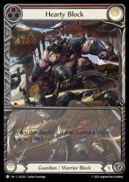 Hearty Block (Extended Art Rainbow Foil) - LGS Promos (Promo) [LGS-252]