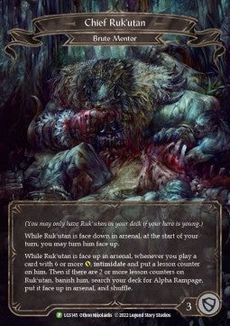 Chief Ruk'utan (Rainbow Foil) - LGS Promos (Promo) [LGS-145]