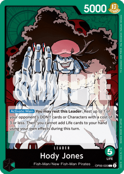 Hody Jones (OP06-020) (V.1) - Wings of the Captain (Leader) [OP06-020]