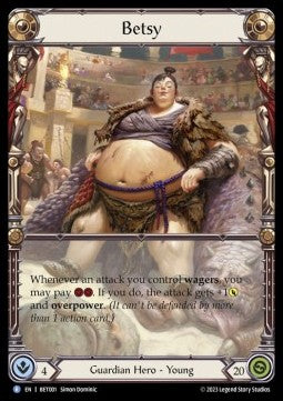 Betsy (Rainbow Foil) - Heavy Hitters - Betsy Blitz Deck (Rare) [BET-001]