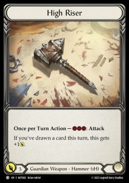 High Riser (Regular) - Heavy Hitters - Betsy Blitz Deck (Common) [BET-002]