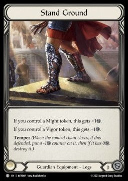 Stand Ground (Regular) - Heavy Hitters - Betsy Blitz Deck (Common) [BET-007]