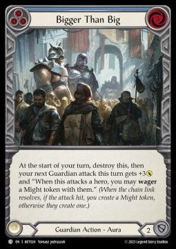Bigger Than Big (Blue) (Regular) - Heavy Hitters - Betsy Blitz Deck (Common) [BET-024]