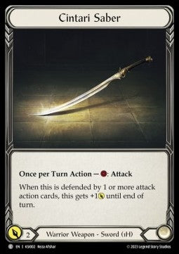 Cintari Saber (Regular) - Heavy Hitters - Kassai Blitz Deck (Common) [KSI-002]