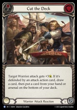 Cut the Deck (Red) (Rainbow Foil) - Heavy Hitters - Kassai Blitz Deck (Rare) [KSI-014]