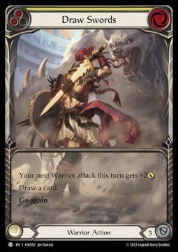 Draw Swords (Yellow) (Extended Art Regular) - Heavy Hitters - Kassai Blitz Deck (Common) [KSI-020]