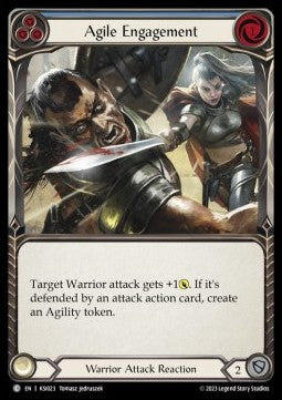 Agile Engagement (Blue) (Regular) - Heavy Hitters - Kassai Blitz Deck (Common) [KSI-023]