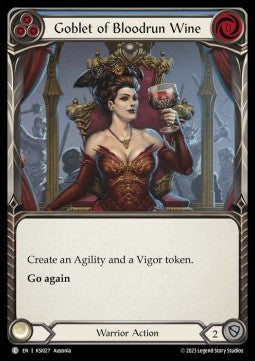 Goblet of Bloodrun Wine (Regular) - Heavy Hitters - Kassai Blitz Deck (Common) [KSI-027]