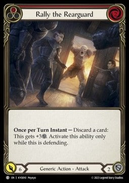 Rally the Rearguard (Red) (Regular) - Heavy Hitters - Kayo Blitz Deck (Common) [KYO-010]