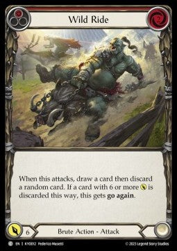 Wild Ride (Red) (Regular) - Heavy Hitters - Kayo Blitz Deck (Common) [KYO-012]