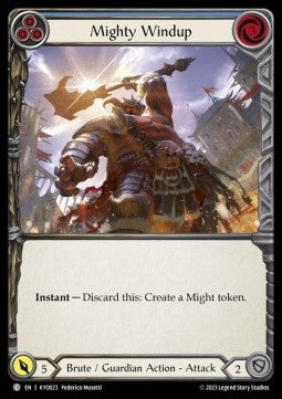 Mighty Windup (Blue) (Regular) - Heavy Hitters - Kayo Blitz Deck (Common) [KYO-023]